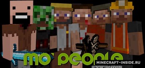 Мод Mo’ People для Minecraft 1.8, 1.7.10, 1.7.2,  ...