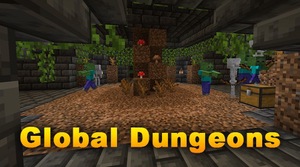 Мод Global Dungeons для Minecraft 1.20.1