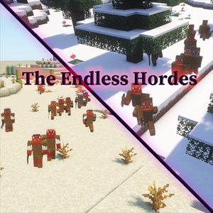 Мод The Endless Hordes для Minecraft 1.21.4, 1.21.1