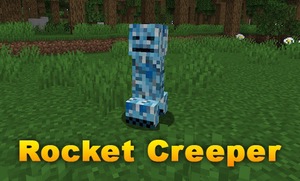 Мод Rocket Creeper для Minecraft 1.20.1
