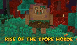 Мод Rise of The Spore Horde для Minecraft 1.20.1