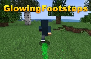 Мод GlowingFootsteps для Minecraft 1.20.1