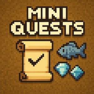 Мод Mini Quests для Minecraft 1.21.4, 1.21.1, 1.20.6,  ...