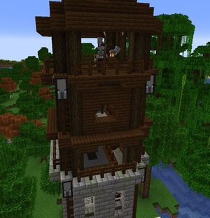 Мод New robber buildings для Minecraft 1.20.1