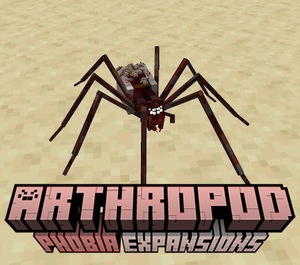 Мод Arthropod Phobia Expansions для Minecraft 1.20.1