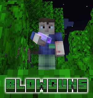 Мод Blowguns для Minecraft 1.20.1