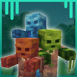 Мод Zombie Variants для Minecraft 1.20.1