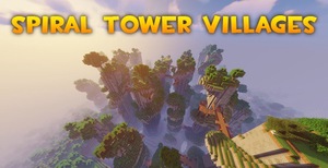 Мод Spiral Tower Villages для Minecraft 1.21.6 - 1.19