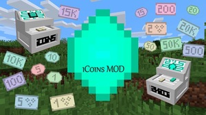 Мод iCoins Mod для Minecraft 1.21.1, 1.20.1, 1.18.2,  ...