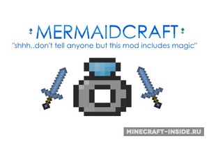 Мод MermaidCraft для Minecraft 1.7.10