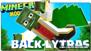 Мод Backlytra для Minecraft 1.9, 1.8.9, 1.7.10