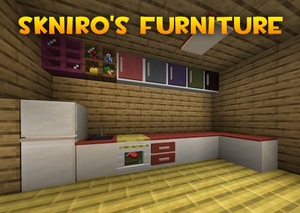 Мод Skniro's Furniture для Minecraft 1.21.7, 1.21.6, 1.21.4,  ...