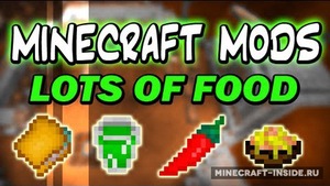 Мод Lots of Food для Minecraft 1.10.2, 1.10, 1.9.4,  ...