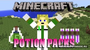 Мод Potion Packs для Minecraft 1.10.2, 1.7.10, 1.7.2,  ...