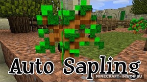 Мод Auto Sapling для Minecraft 1.11.2, 1.11, 1.10.2,  ...