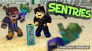 Мод Sentries для Minecraft 1.11, 1.10.2, 1.7.10