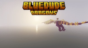Мод Bluеdudе Dragons для Minecraft 1.21.1