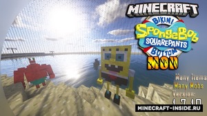 Мод SpongeBob SquarePants для Minecraft 1.8.9, 1.7.10