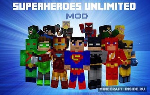 Мод Superheroes Unlimited для Minecraft 1.7.10, 1.6.4