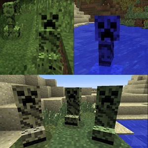 Мод Chameleon Creepers для Minecraft 1.11.2, 1.10.2, 1.10,  ...