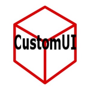 Мод CustomUI для Minecraft 1.12, 1.11.2, 1.10.2,  ...