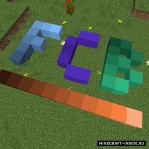 Мод Flat Colored Blocks для Minecraft 1.20.4, 1.19.2, 1.12.2,  ...