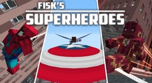 Мод Superheroes by FiskFille для Minecraft 1.7.10