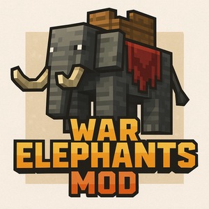 Мод War Elephants (Elephant Mount) для Minecraft 1.20.1