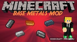 Мод Base Metals для Minecraft 1.12.2, 1.12.1, 1.12,  ...