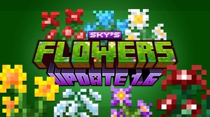 Мод Skу's Flоwеrs для Minecraft 1.21.4, 1.21.1, 1.20.1