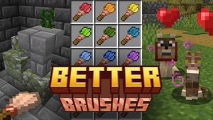 Мод Better Brushes для Minecraft 1.21.1, 1.21