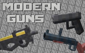 Мод Gamingbarn's Modern Guns для Minecraft 1.21.8, 1.21.7, 1.21.6,  ...