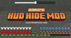 Мод Saro´s Hud Hide для Minecraft 1.20.1