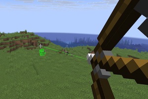 Мод Projectile Trajectroy Preview для Minecraft 1.21.8 - 1.21.4