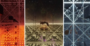 Мод SkyGrid Challenge (MatrixWorld) для Minecraft 1.21.8
