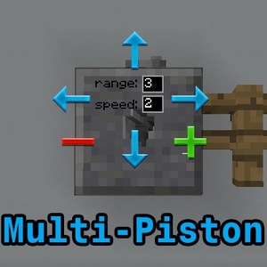 Мод Multi-Piston для Minecraft 1.21.1, 1.21, 1.20.4,  ...