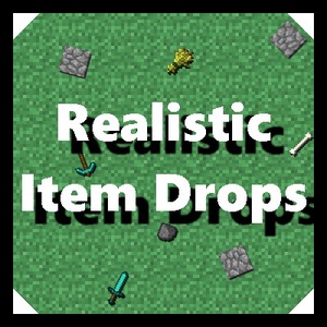 Мод Realistic Item Drops для Minecraft 1.12.2, 1.11.2, 1.10.2,  ...