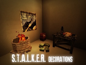 Мод Stalker decorations для Minecraft 1.20.1