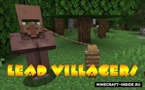 Мод Lead Villagers для Minecraft 1.16.1, 1.15.2, 1.14.4,  ...