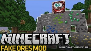 Мод Fake Ores 2 для Minecraft 1.13.2, 1.12.1, 1.12,  ...