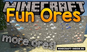 Мод Fun Ores для Minecraft 1.16.5, 1.16.4, 1.16.3,  ...