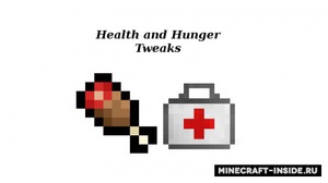 Мод Health and Hunger Tweaks для Minecraft 1.12.2, 1.12.1, 1.12,  ...