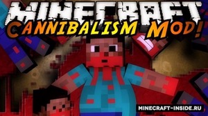 Мод Cannibalism для Minecraft 1.12.2, 1.11.2, 1.10.2,  ...