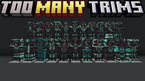 Мод Too Many Trims для Minecraft 1.21.4, 1.20.1
