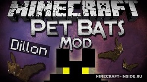 Мод Pet Bats для Minecraft 1.14.4, 1.12.2, 1.12,  ...