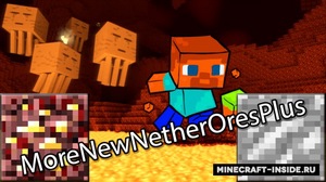 Мод More New Nether Ores Plus для Minecraft 1.12.2