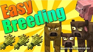 Мод Easy Breeding для Minecraft 1.19.2, 1.18.2, 1.17,  ...