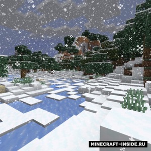 Мод Wintersnow для Minecraft 1.14.4