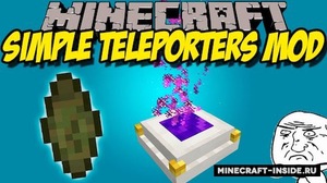 Мод Simple Teleporters для Minecraft 1.19, 1.18.1, 1.18,  ...