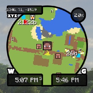 Мод Roman Minimap для Minecraft 1.21.1 fabric